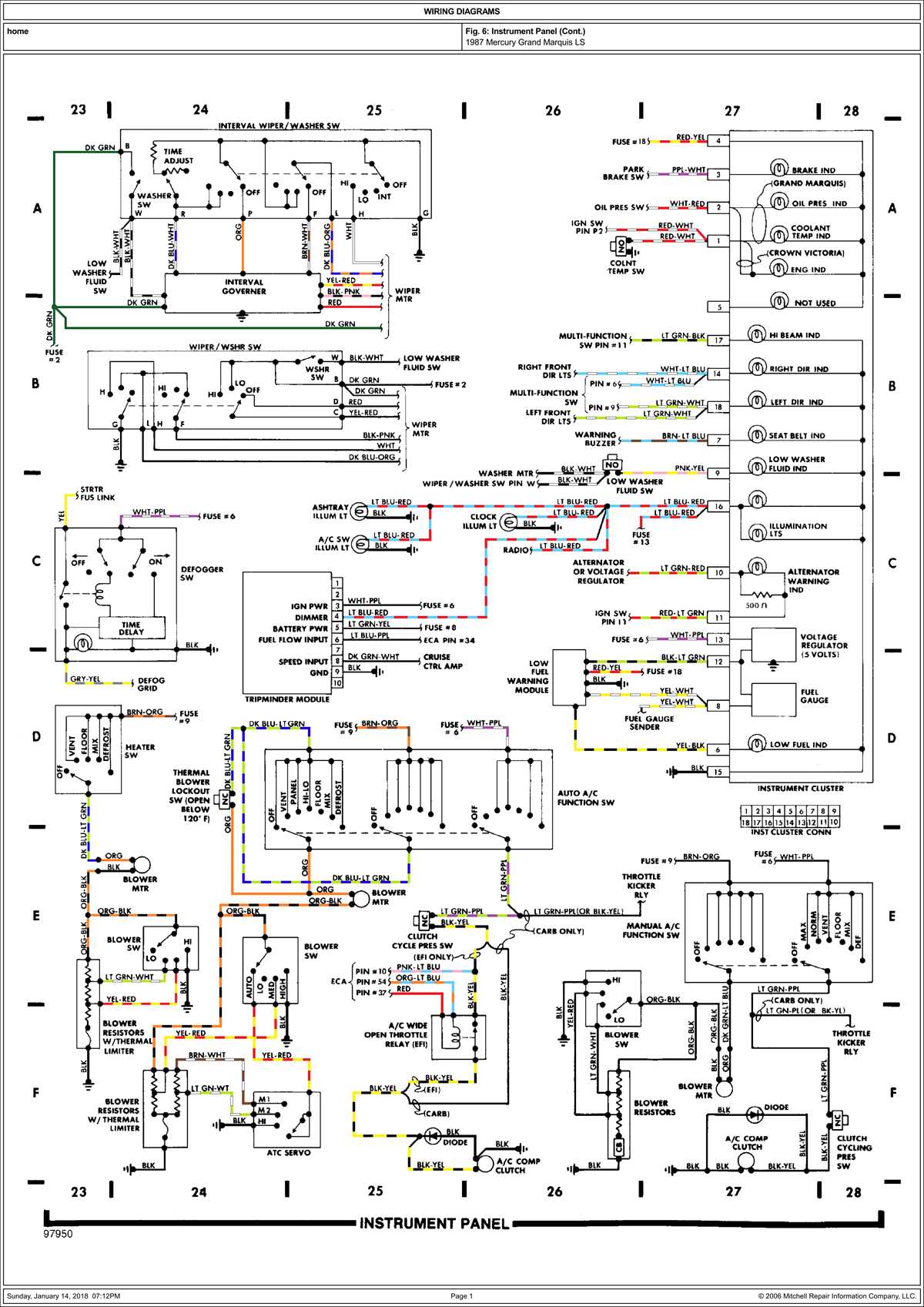 00 grand marquis fuse diagram