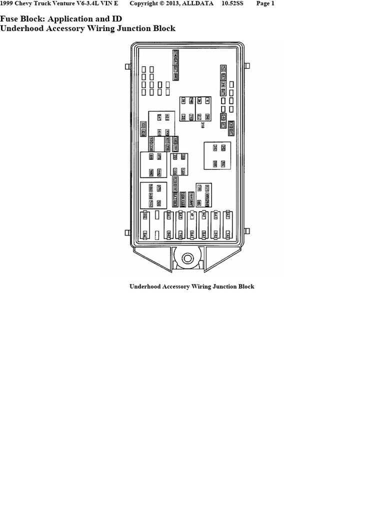 01 chevy venture fuse diagram