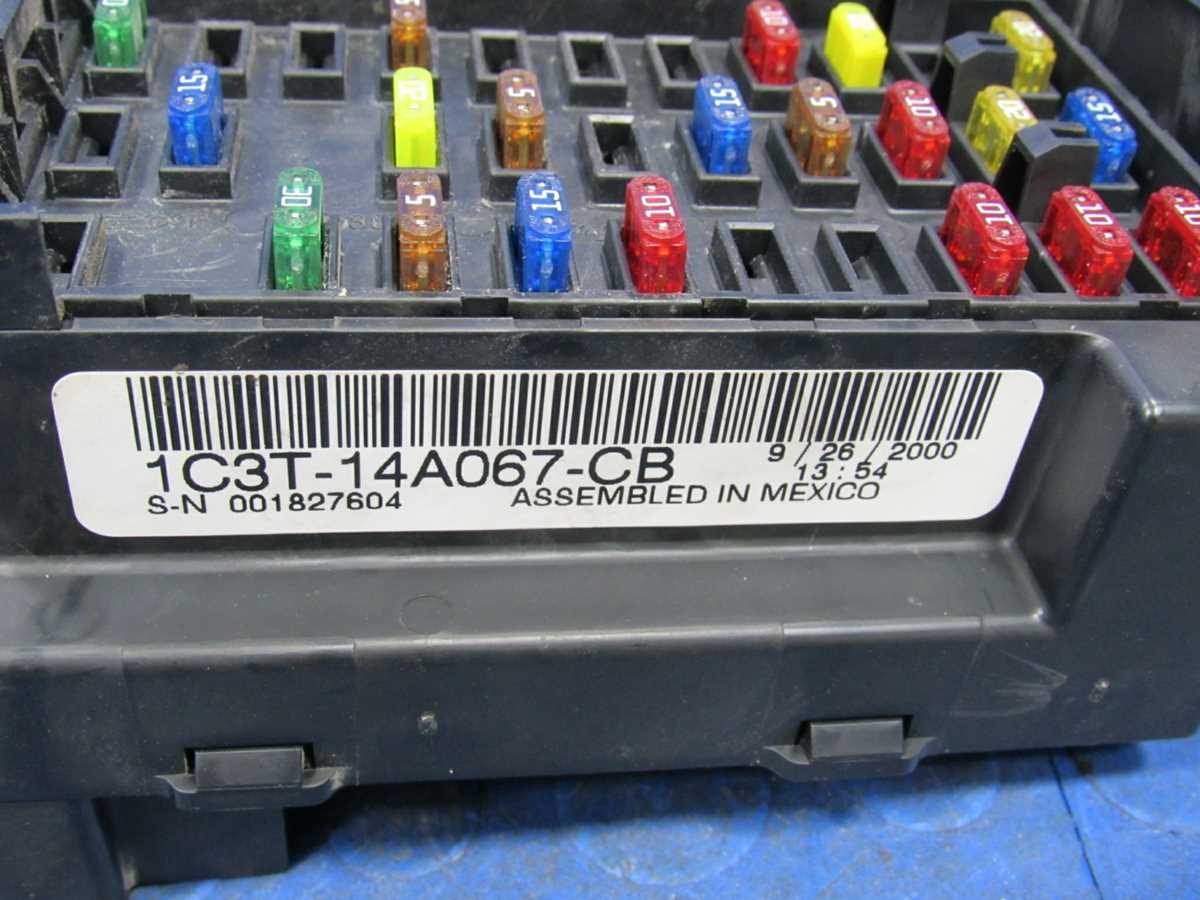 01 f250 7.3 fuse diagram