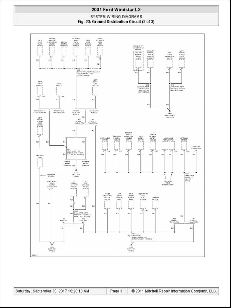 01 windstar fuse diagram 01 windstar fuse diagram