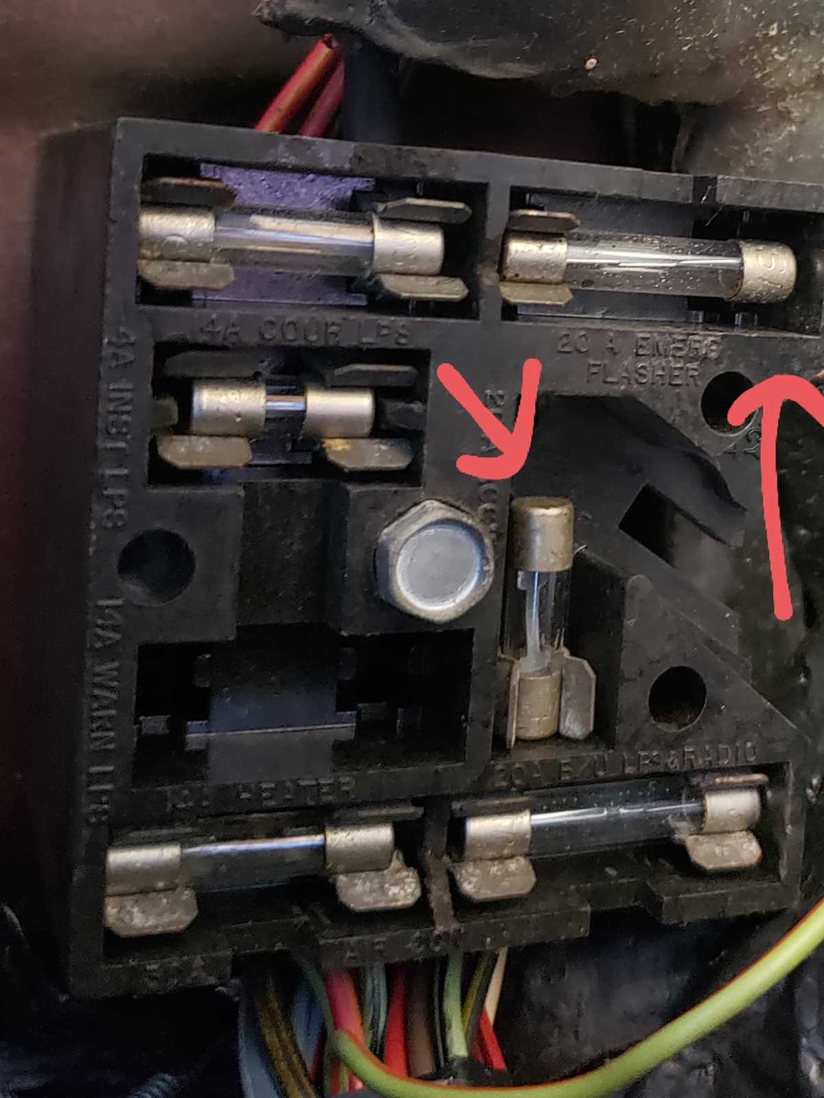 01 cougar alarm fuse diagram
