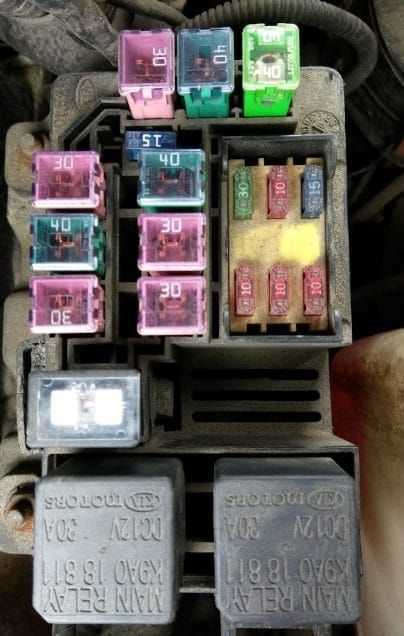 02 kia sportage fuse diagram
