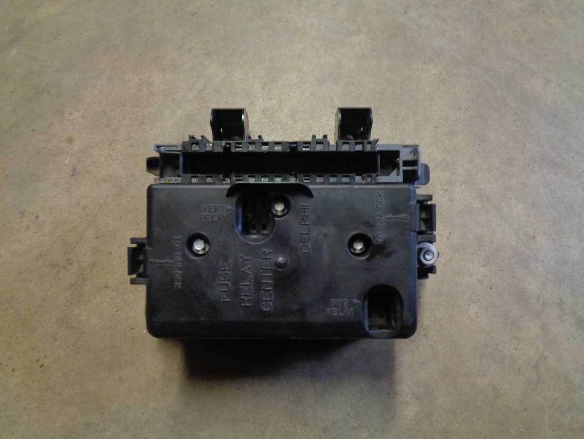 02 trailblazer fuse panel diagram