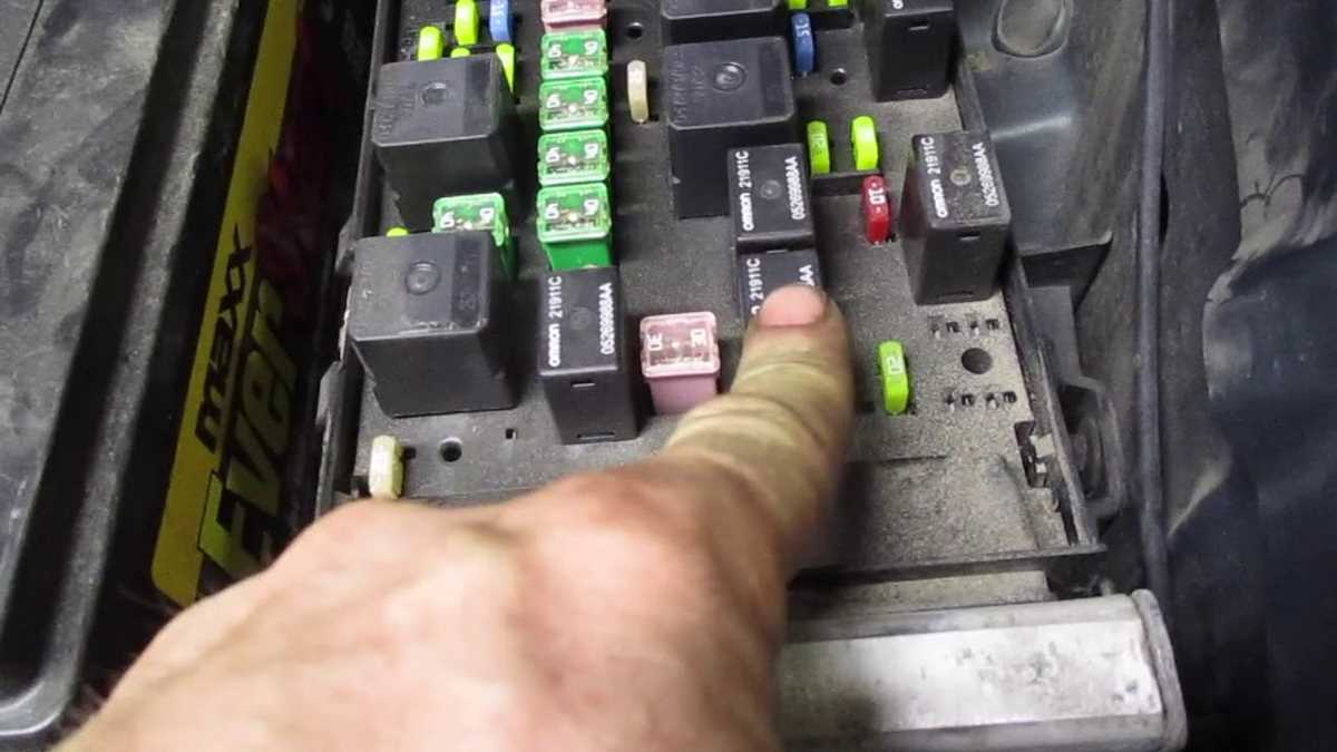 03 dodge caravan fuse box diagram