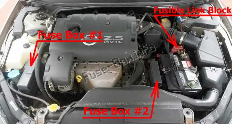 03 nissan altima fuse box diagram