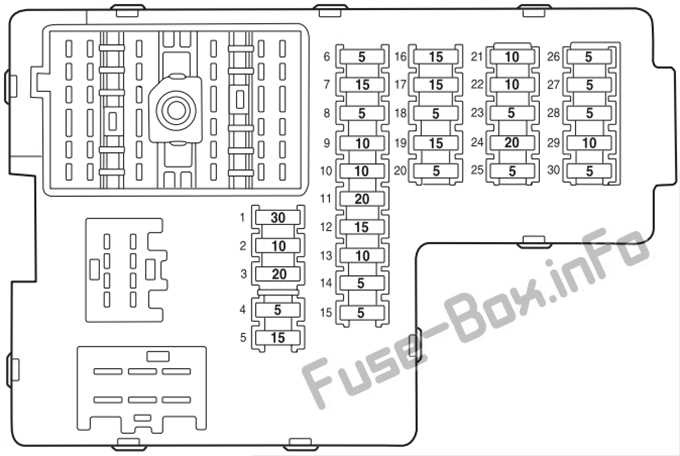 03 pilot fuse box diagram