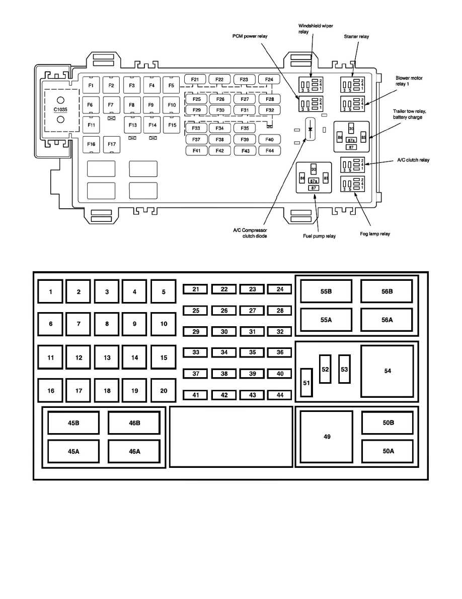 03 sport trac fuse diagram