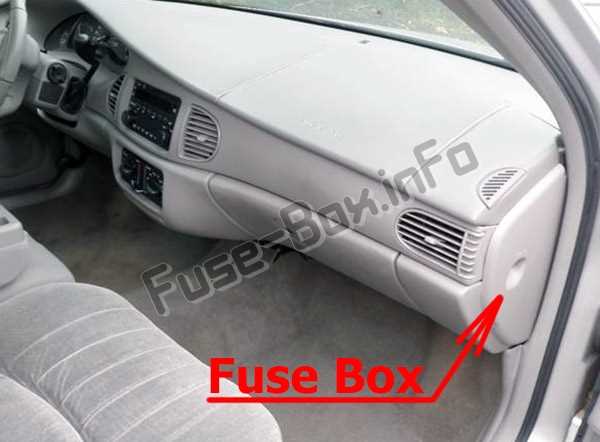 03 buick century fuse box diagram