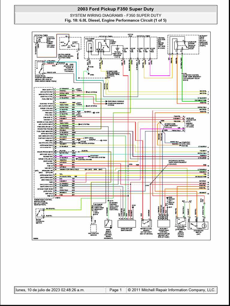 03 f350 6.0 fuse diagram