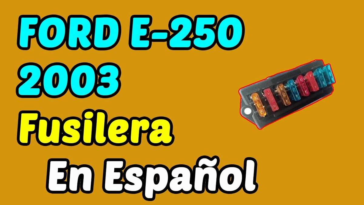 03 ford e250 fuse diagram