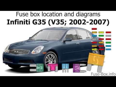 03 infiniti g35 fuse diagram