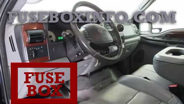 04 f250 fuse box diagram