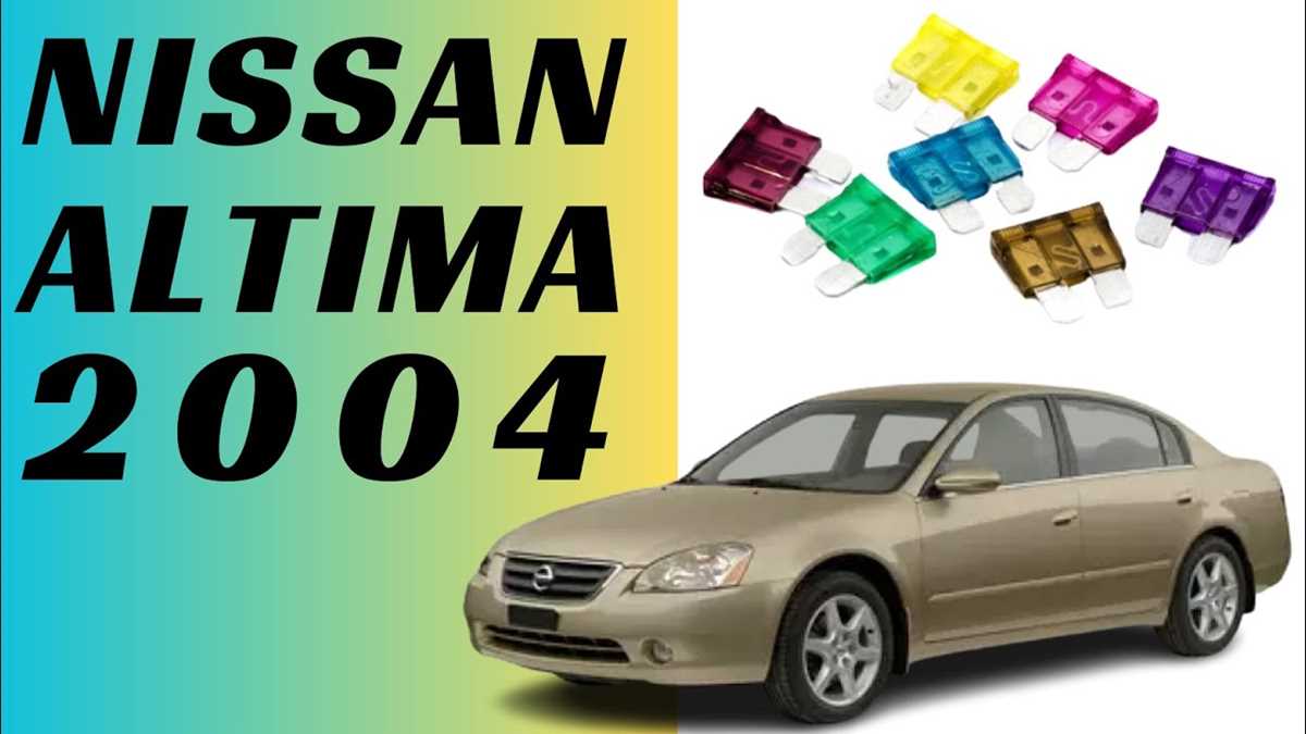 04 nissan altima fuse diagram