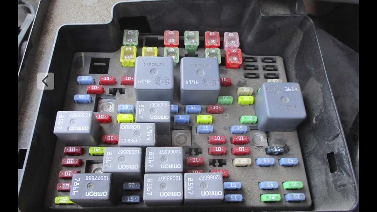 04 chevy tahoe fuse box diagram