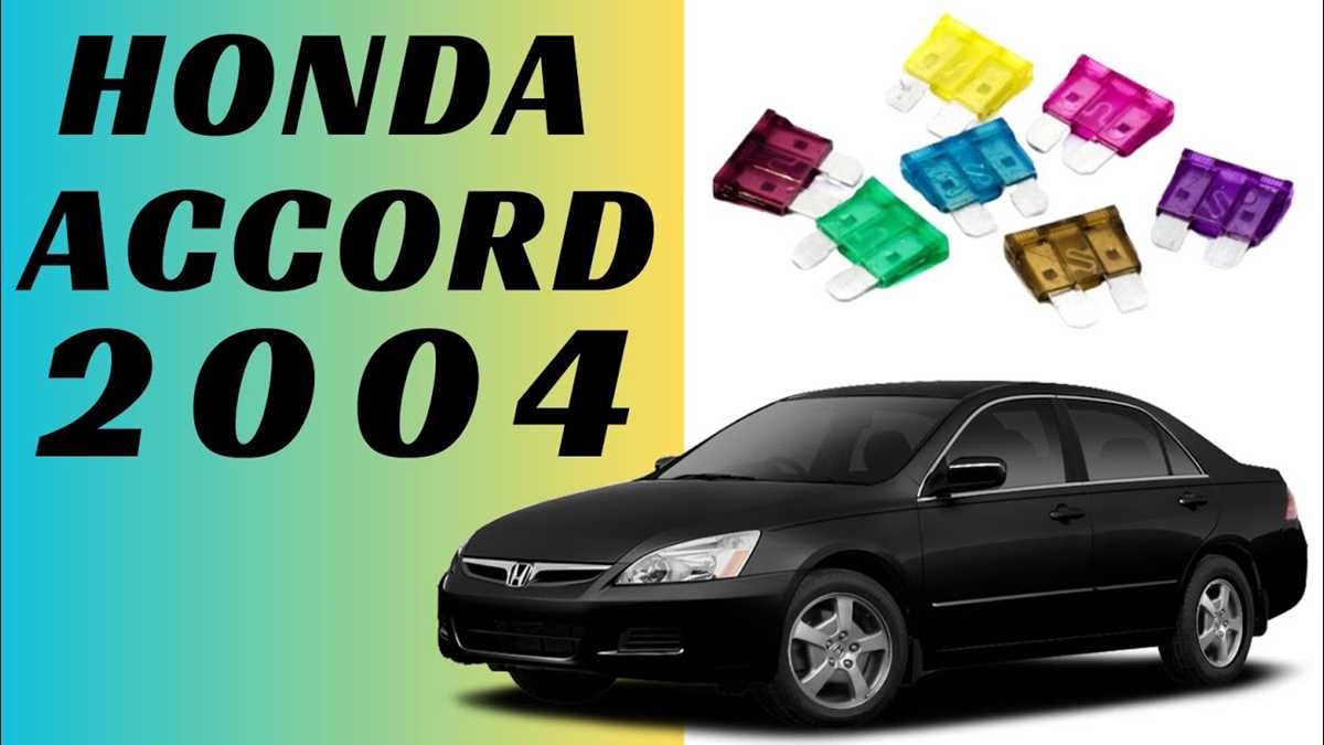 04 honda accord fuse undere dash steering panel diagram