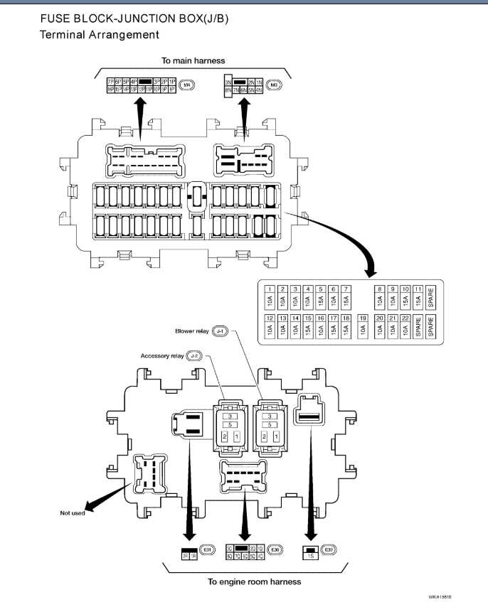 04 nissan maxima fuse box diagram