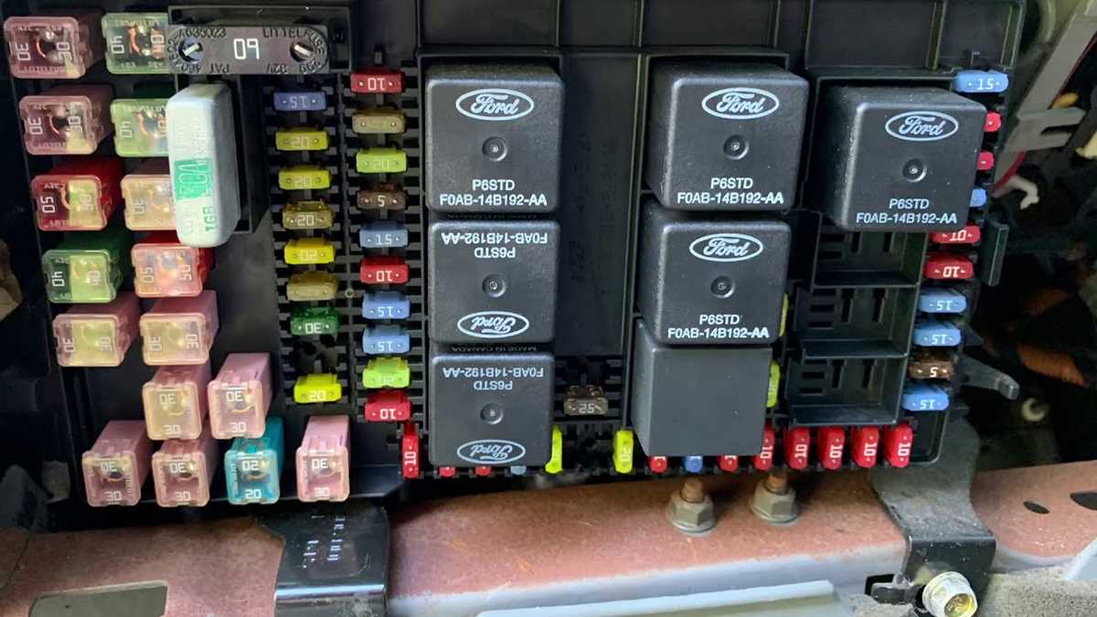 05 f250 fuse panel diagram