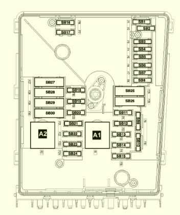 05 vw golf fuse box diagram