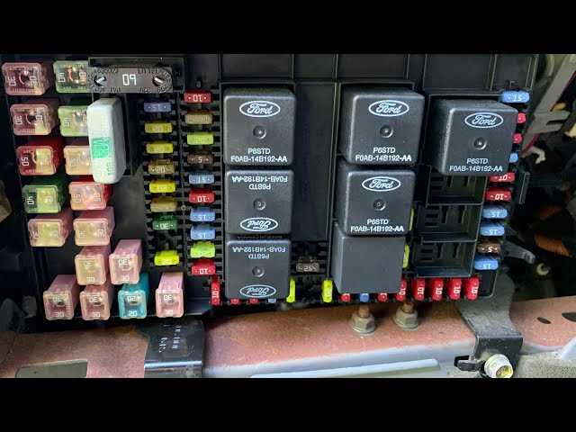 05 ford f250 fuse diagram