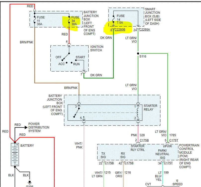 05 ford freestyle sjb fuse box diagram