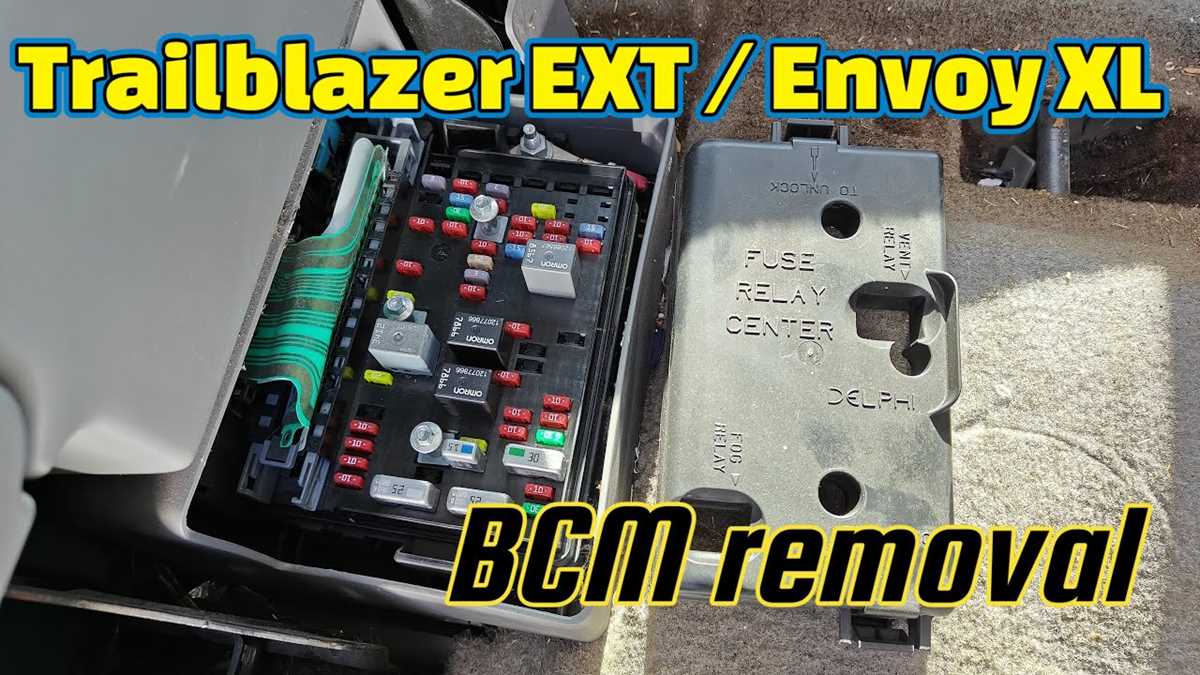 05 trailblazer rear fuse box diagram