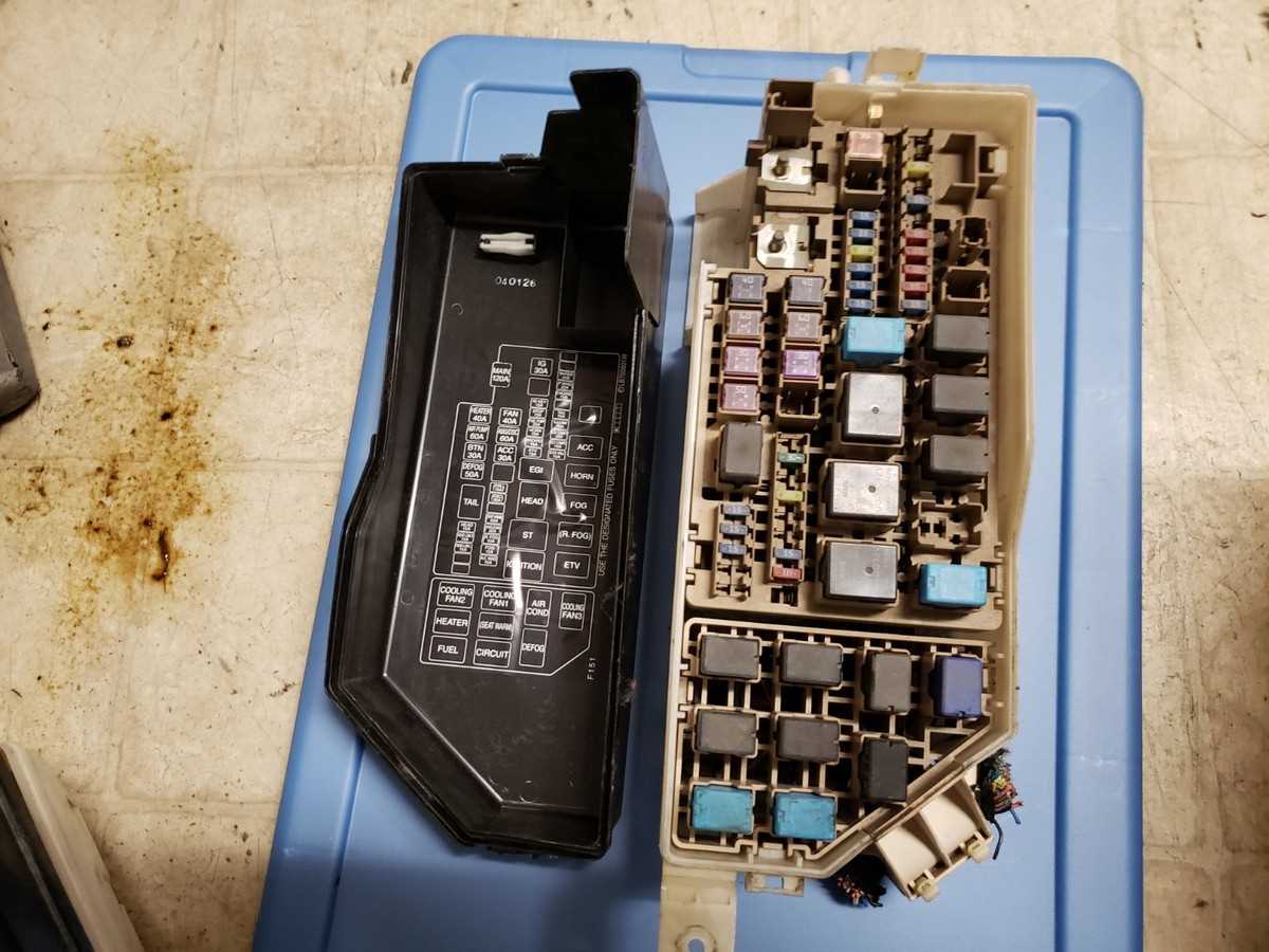 06 mazda rx8 fuse box diagram