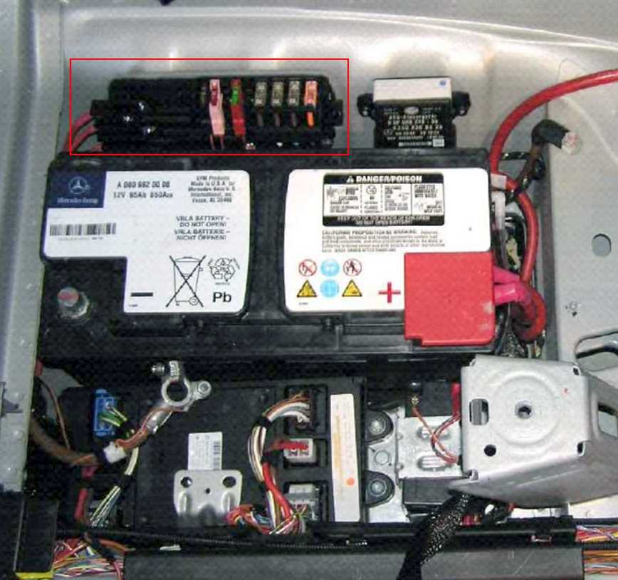 06 ml350 w164 m272 fuse diagram