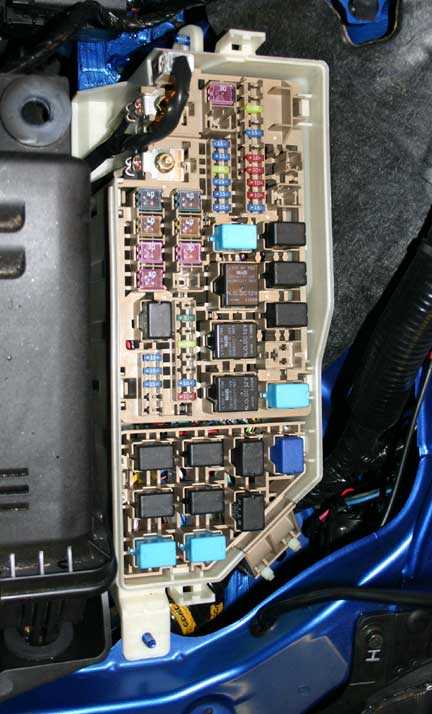 06 mazda rx8 fuse box diagram