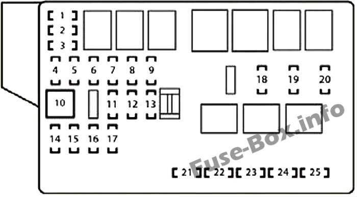 07 lexus is250 fuse box diagram
