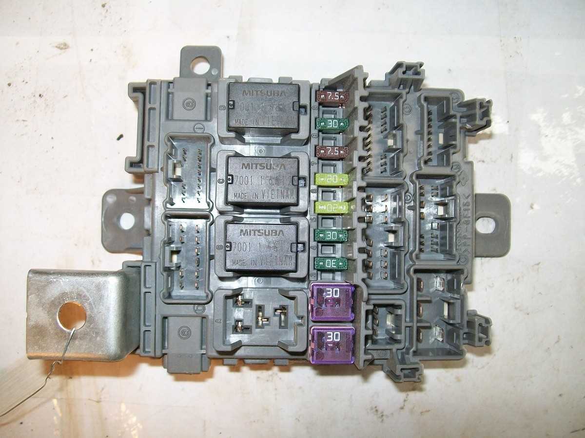 08 acura rl fuse box diagram