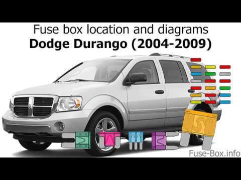 08 dodge durango 4.7 limited fog light fuse diagram
