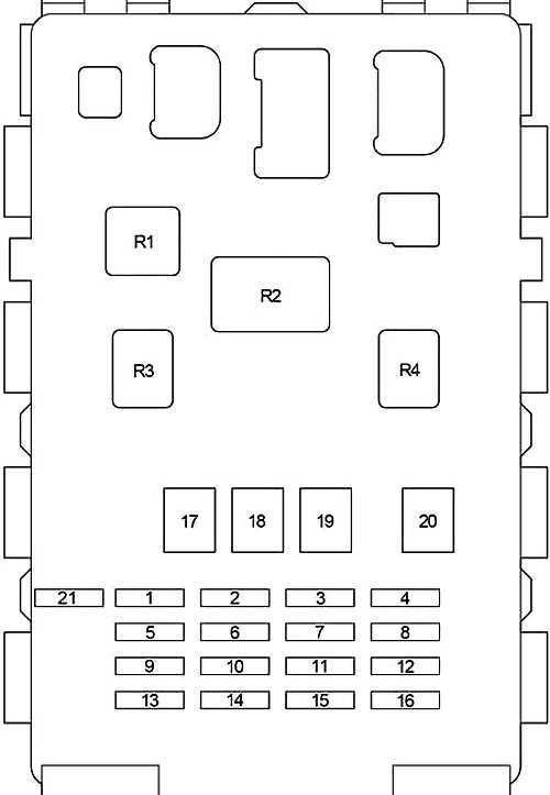 08 scion xb fuse diagram