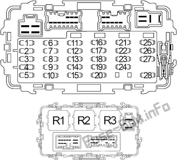 08 nissan xterra fuse box diagram