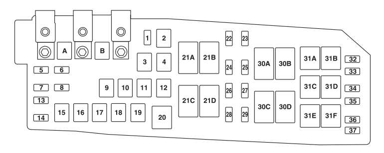 09 escape fuse diagram