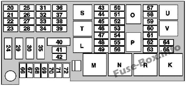 09 gl450 fuse box diagram