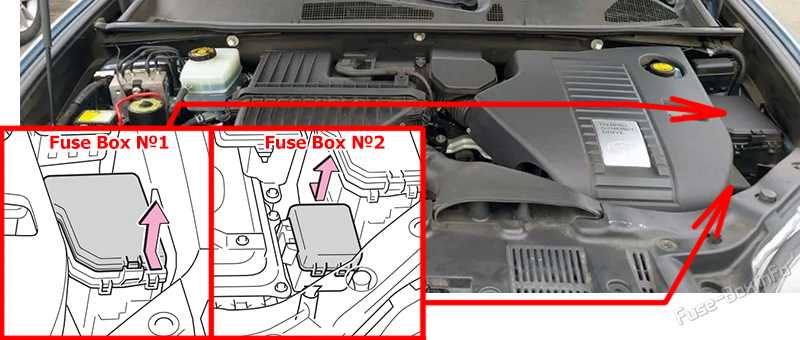 09 highlander fuse box diagram