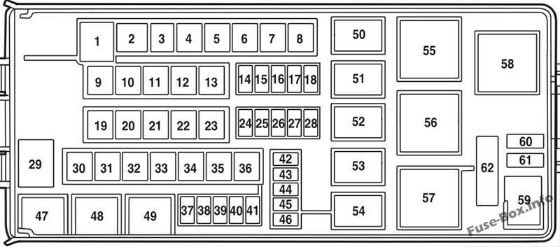 11 fusion fuse diagram