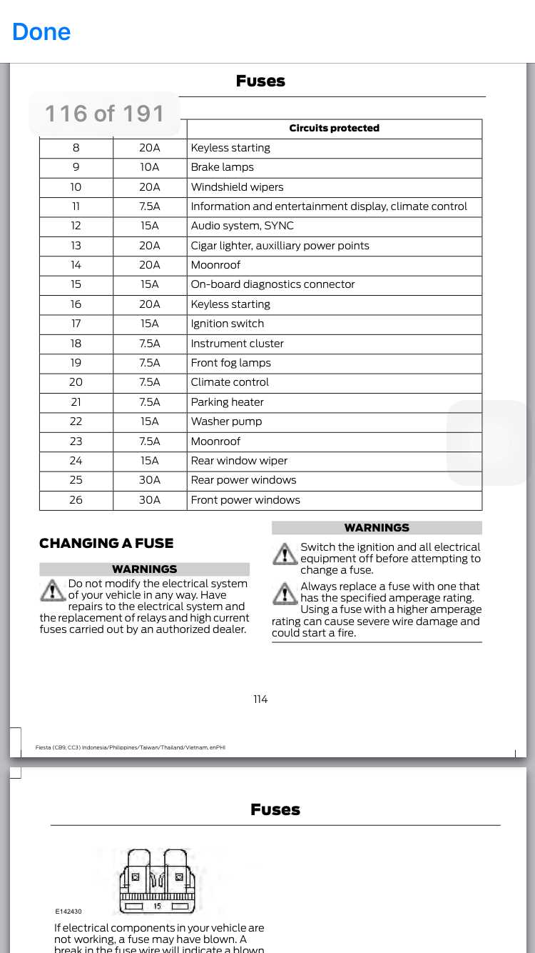 13 fiesta fuse box diagram