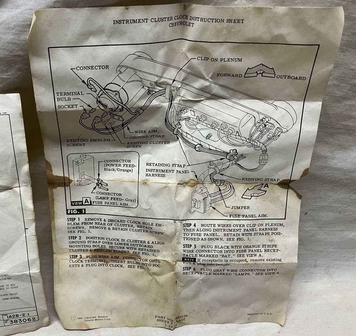 1965 belair fuse box diagram