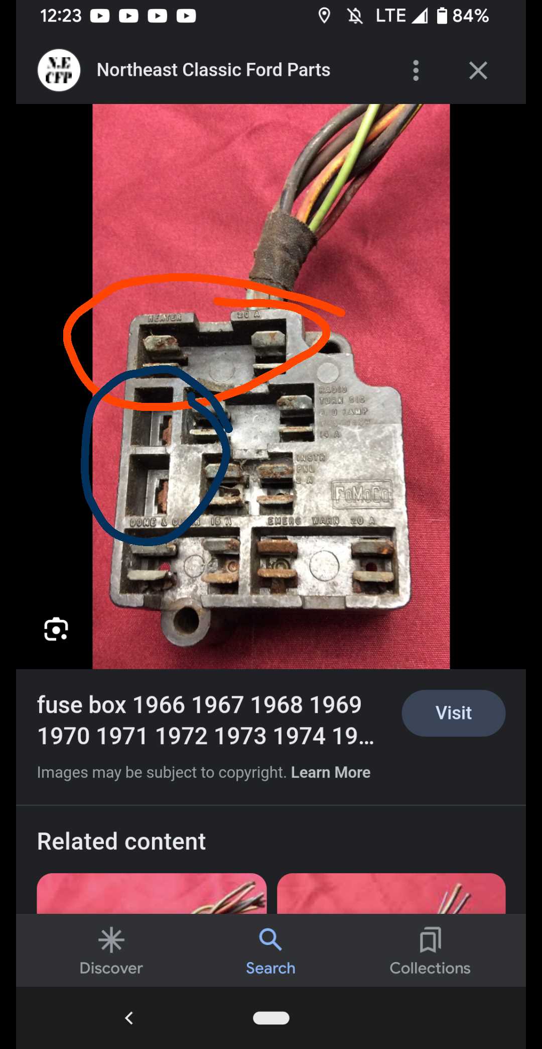 1966 ford f100 fuse box diagram