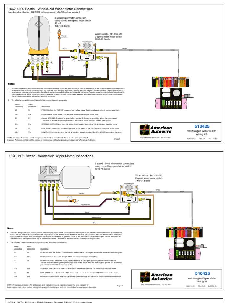 1966 vw beetle fuse box diagram