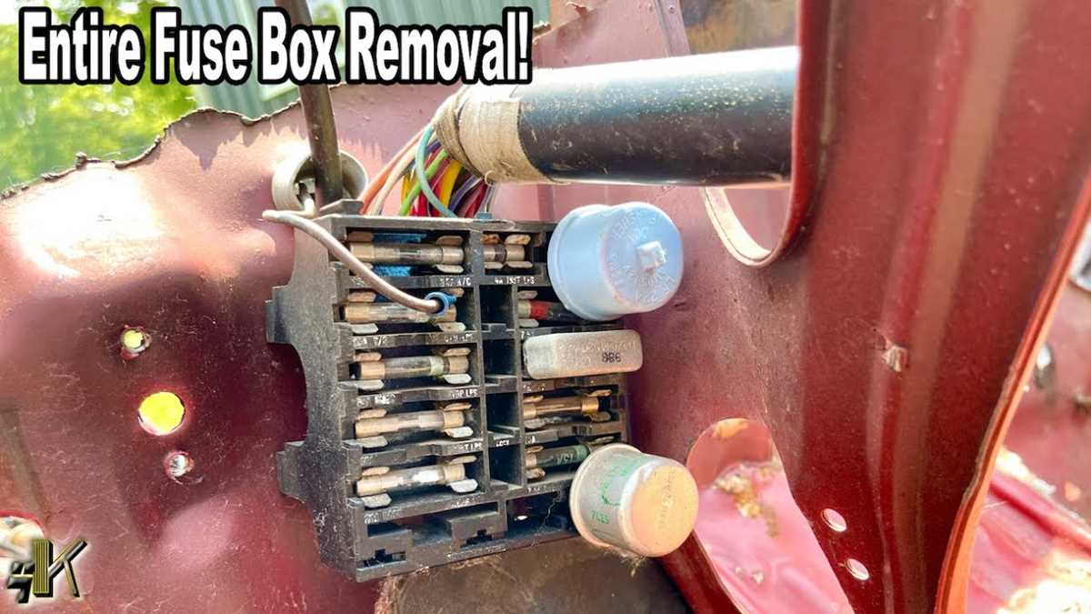 1966 mustang fuse box wiring diagram