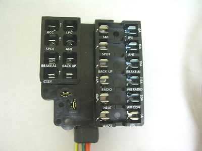 1967 impala fuse box diagram