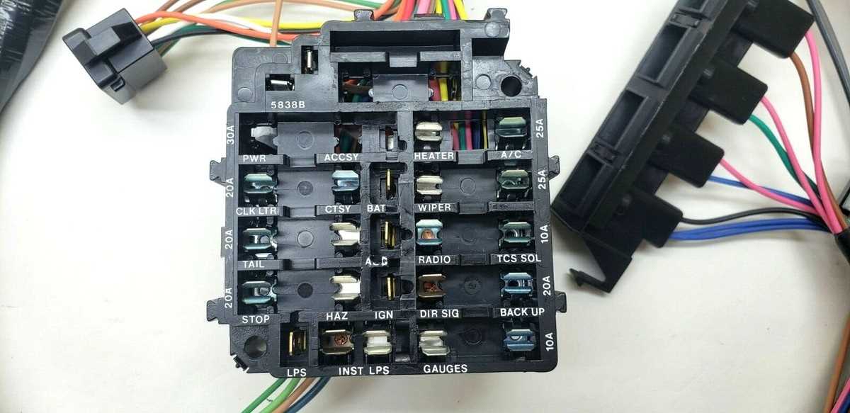 1968 camaro fuse block diagram