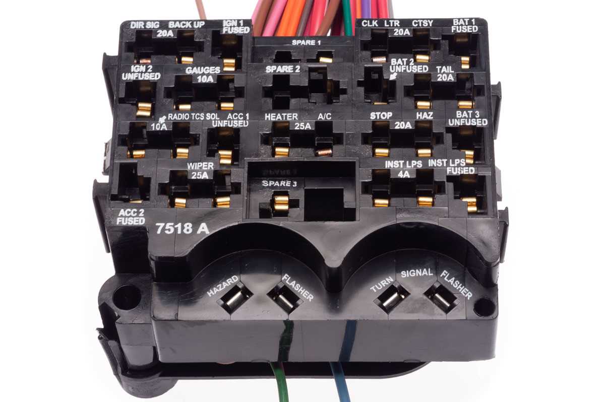1968 camaro fuse block diagram