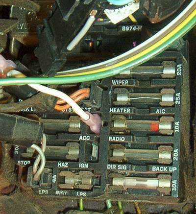 1968 c10 fuse box diagram