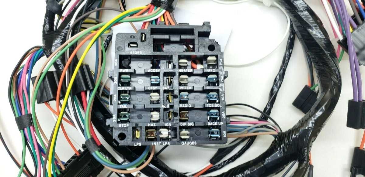 1971 chevelle fuse panel wiring diagram
