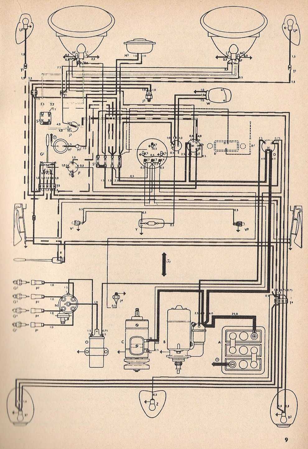 1972 vw bug fuse diagram