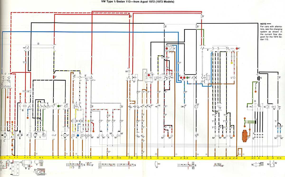 1974 vw super beetle fuse box diagram