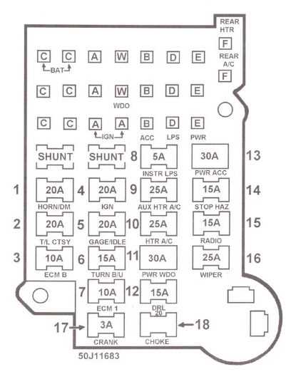 1976 chevy truck fuse box diagram